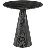 Claudio Side Table, Black Wood Vein Marble - Furniture - Accent Tables - High Fashion Home