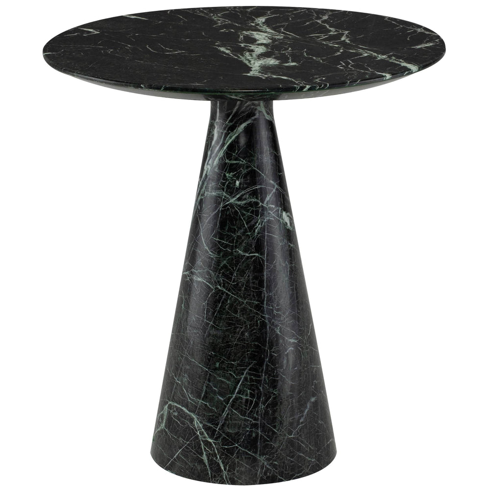 Claudio Side Table, Green Marble - Furniture - Accent Tables - High Fashion Home