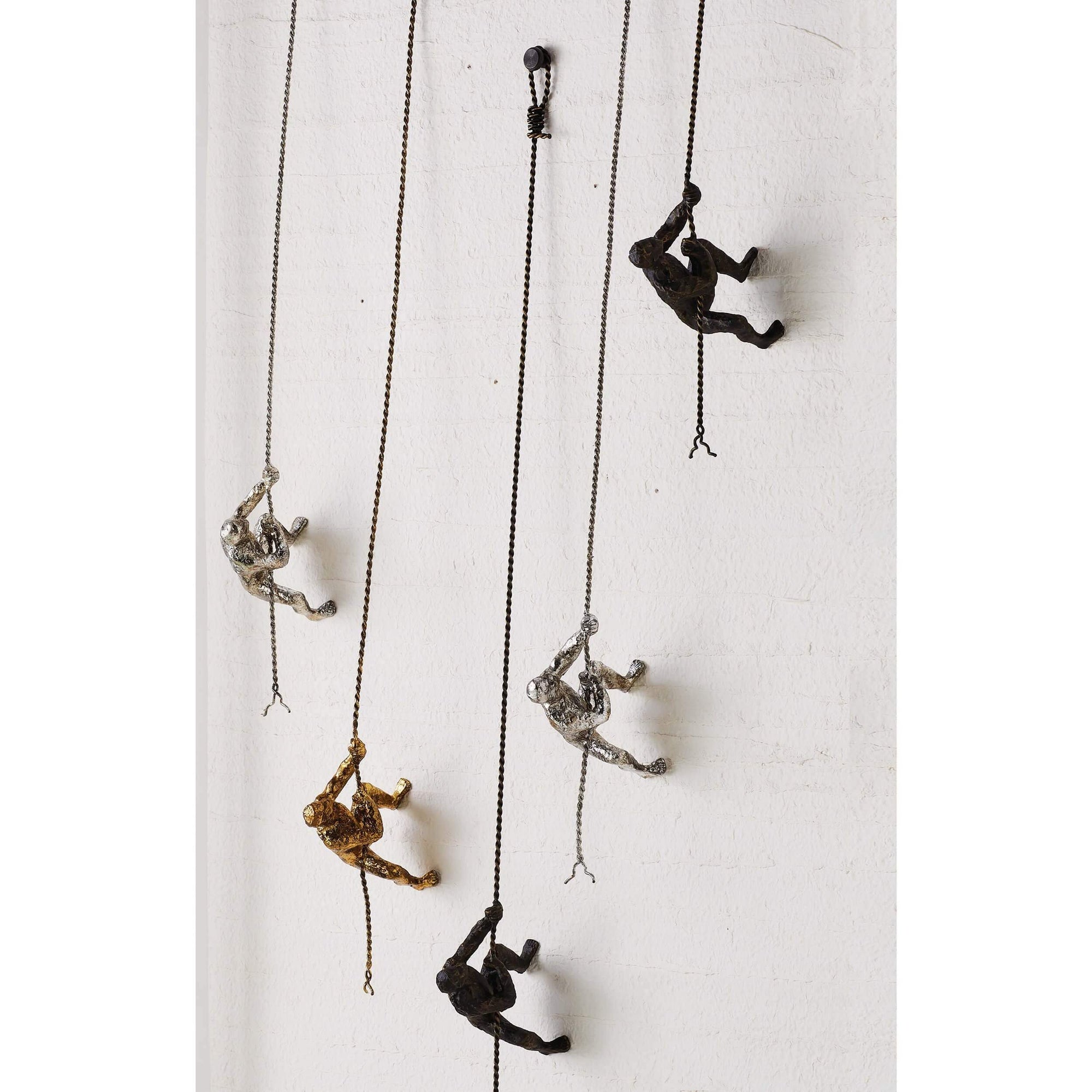 Climbing man wall shop art