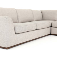 Colt 3 Piece Sectional, Aldred Silver - Modern Furniture - Sectionals - High Fashion Home
