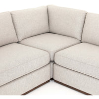Colt 3 Piece Sectional, Aldred Silver - Modern Furniture - Sectionals - High Fashion Home