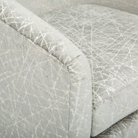 Coltrane Swivel Chair, Jax Platinum - Modern Furniture - Accent Chairs - High Fashion Home