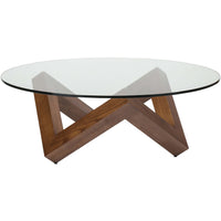 Como Coffee Table, Clear - Furniture - Accent Tables - High Fashion Home
