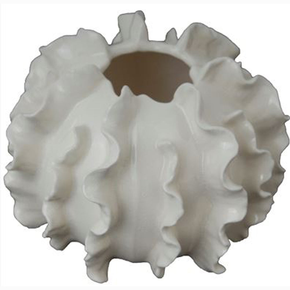 Coral Decor Vase - Accessories - Tabletop - White & Natural