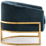 Corbin Chair, Bella Jasper - Modern Furniture - Accent Chairs - High Fashion Home