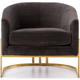 Corbin Chair, Bella Smoke - Modern Furniture - Accent Chairs - High Fashion Home