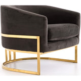 Corbin Chair, Bella Smoke - Modern Furniture - Accent Chairs - High Fashion Home