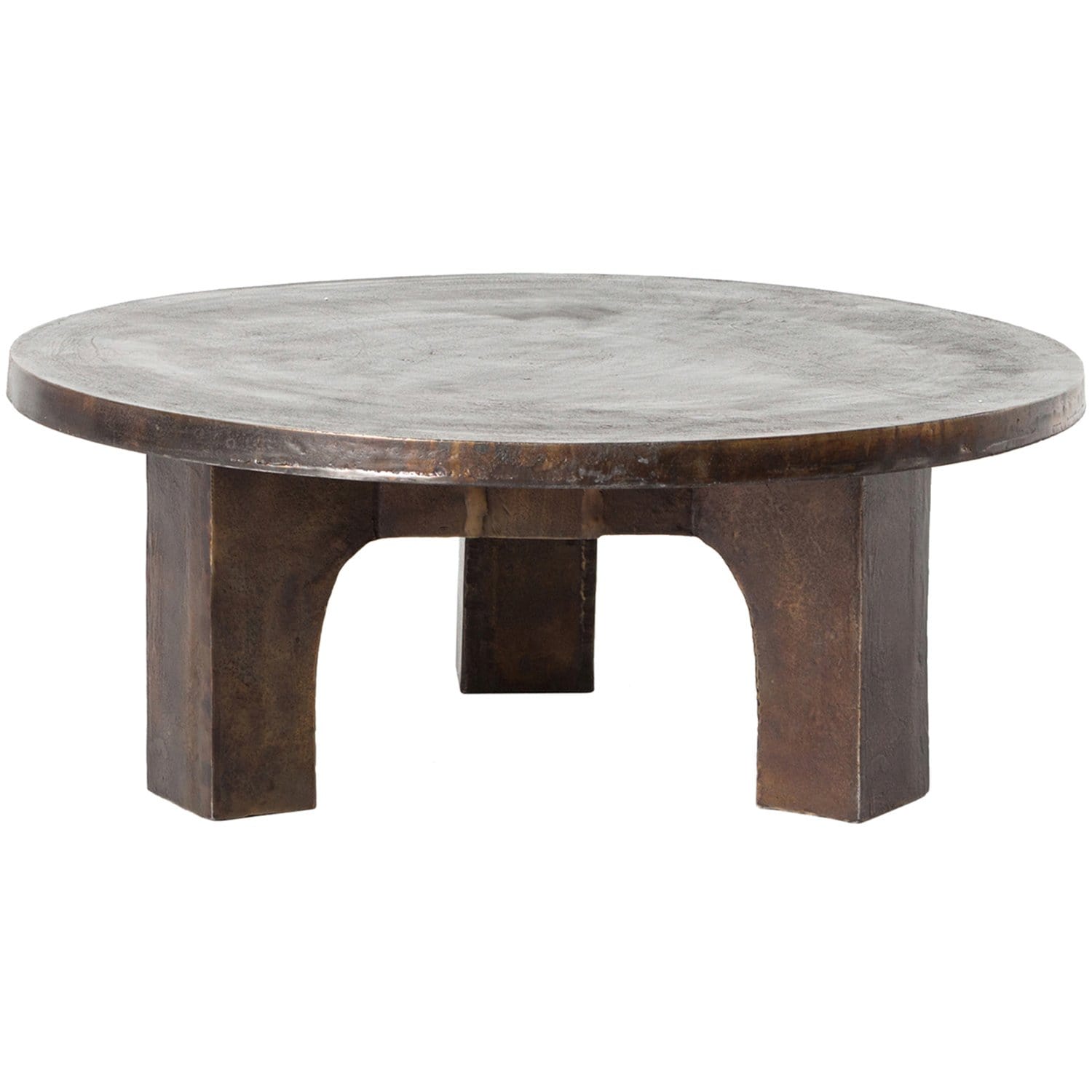 Cruz Coffee Table, Antique Rust High Fashion Home