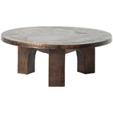 Cruz Coffee Table, Antique Rust - Modern Furniture - Coffee Tables - High Fashion Home