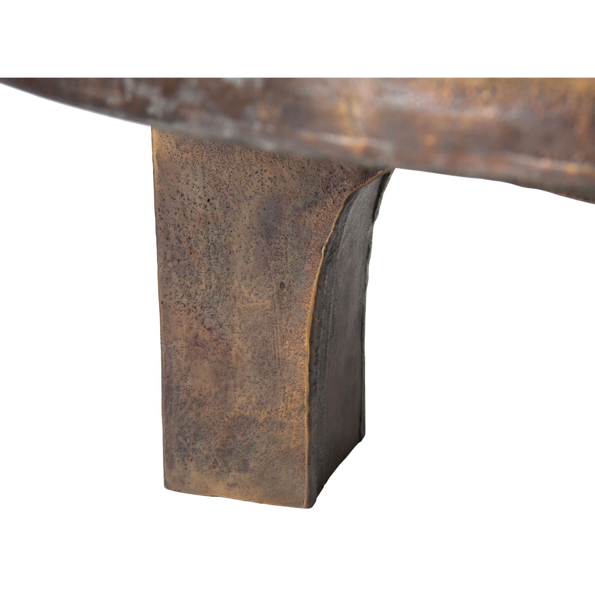 Cruz Coffee Table, Antique Rust High Fashion Home