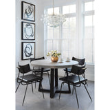 Cyrus 48" Round Dining Table - Modern Furniture - Dining Table - High Fashion Home