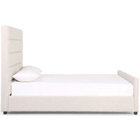 Daphne King Bed, Cambric Ivory - Modern Furniture - Beds - High Fashion Home