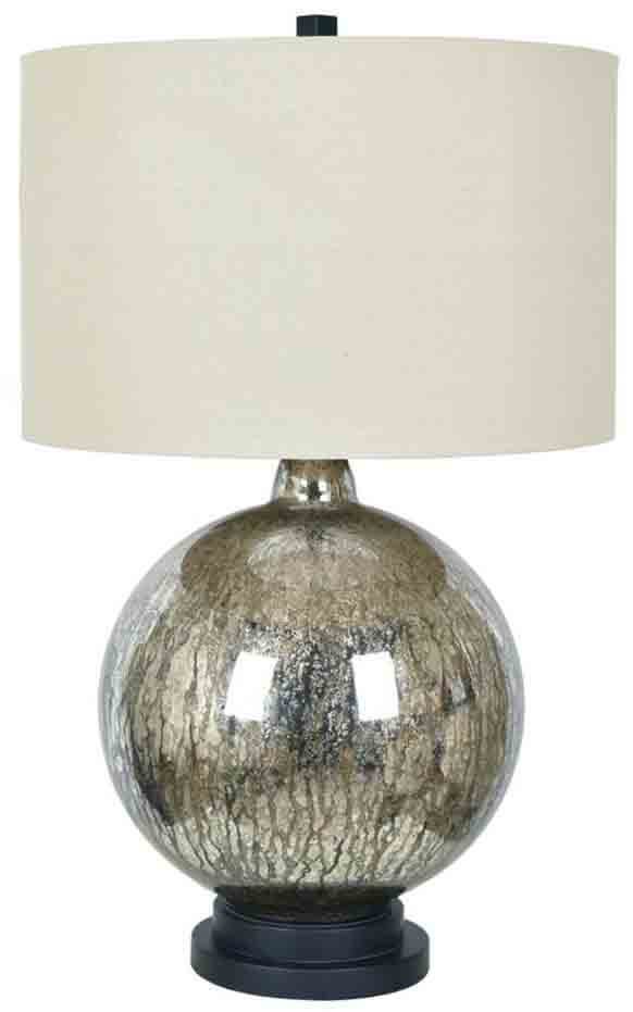 Dawkins Table Lamp, Antique Mercury - Lighting - Table