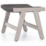Delano Outdoor Ottoman, Dark Grey - Furniture - Chairs - High Fashion Home