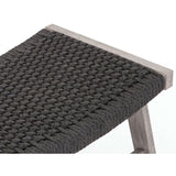 Delano Outdoor Ottoman, Dark Grey - Furniture - Chairs - High Fashion Home