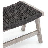 Delano Outdoor Ottoman, Dark Grey - Furniture - Chairs - High Fashion Home