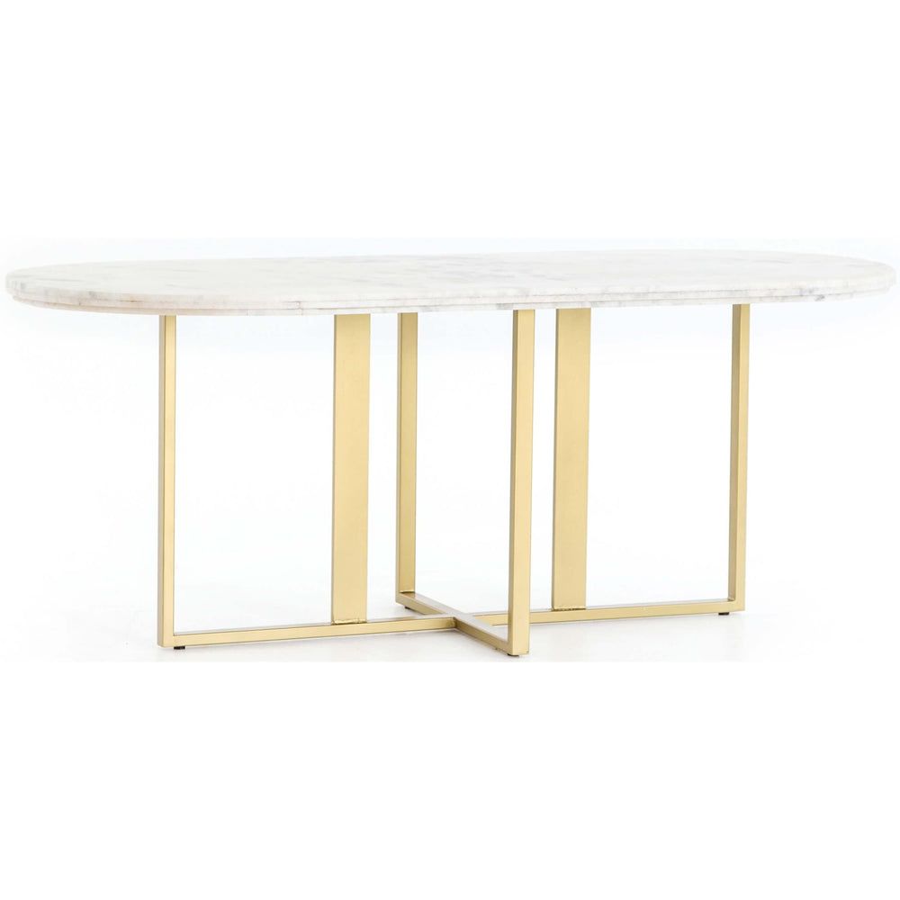 Devan Oval Dining Table - Modern Furniture - Dining Table - High Fashion Home
