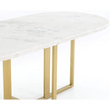 Devan Oval Dining Table - Modern Furniture - Dining Table - High Fashion Home