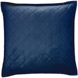 Diamond Quilted Coverlet Set, Navy - Accessories - High Fashion Home