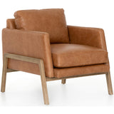 Diana Leather Chair, Sonoma Butterscotch - Modern Furniture - Accent Chairs - High Fashion Home
