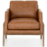 Diana Leather Chair, Sonoma Butterscotch - Modern Furniture - Accent Chairs - High Fashion Home