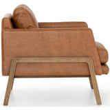 Diana Leather Chair, Sonoma Butterscotch - Modern Furniture - Accent Chairs - High Fashion Home