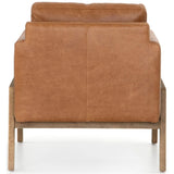 Diana Leather Chair, Sonoma Butterscotch - Modern Furniture - Accent Chairs - High Fashion Home