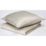 Double Diamond Coverlet Set, Silver - Accessories - High Fashion Home