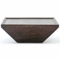 Drake Coffee Table, Coal Grey - Modern Furniture - Coffee Tables - High Fashion Home