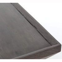 Drake Coffee Table, Coal Grey - Modern Furniture - Coffee Tables - High Fashion Home