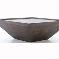 Drake Coffee Table, Coal Grey - Modern Furniture - Coffee Tables - High Fashion Home