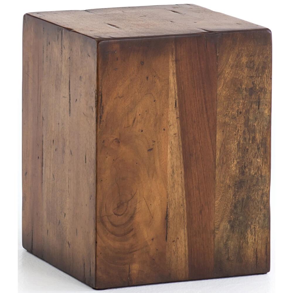 Duncan End Table, Reclaimed Fruitwood - Furniture - Accent Tables - High Fashion Home