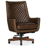 Kent Leather Executive Chair-Furniture - Office-High Fashion Home