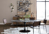 Wharton Dining Chair, Distressed Brown (Set of 2) - Furniture - Dining - High Fashion Home