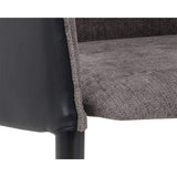 Asher Chair, Sparrow Grey - Modern Furniture - Accent Chairs - High Fashion Home