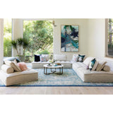 Vance Throw Pillow, Indigo - Accessories - High Fashion Home