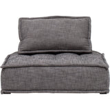 Element Club Chair, Poratti Charcoal - Modern Furniture - Accent Chairs - High Fashion Home