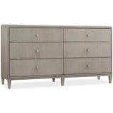 Elixir Six Drawer Dresser - Furniture - Bedroom - High Fashion Home