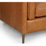 Emery Leather Sofa, Sonoma Butterscotch - Modern Furniture - Sofas - High Fashion Home