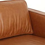 Emery Leather Sofa, Sonoma Butterscotch - Modern Furniture - Sofas - High Fashion Home