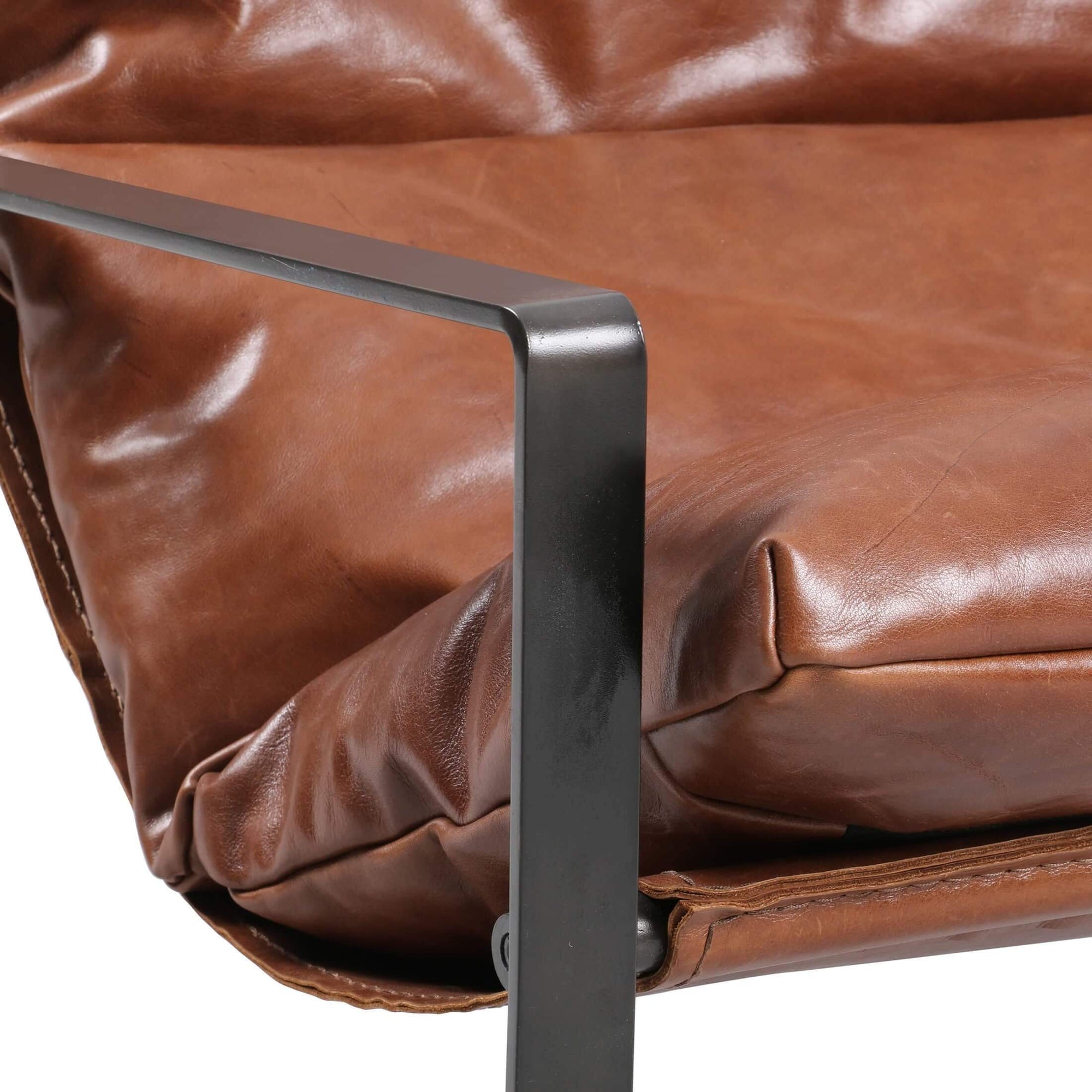 Emmett Leather Sling Chair, Dakota Tobacco by Four Hands – High Fashion Home