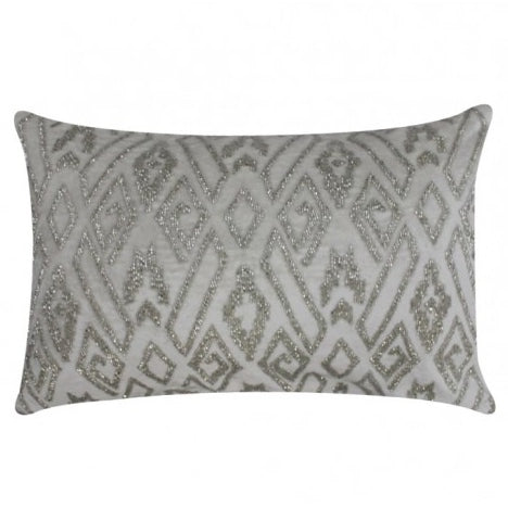 Cloud 9 Ivory Velvet Lumbar - Accessories - Pillows