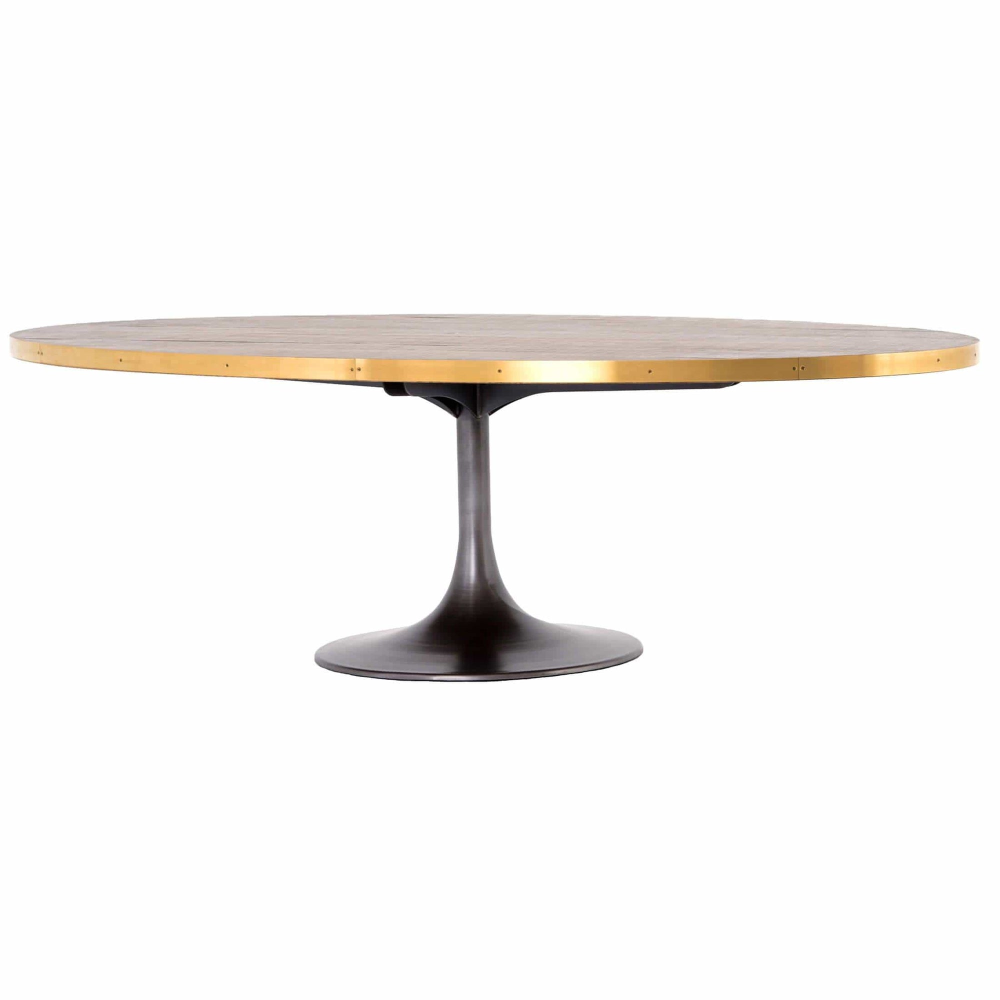 Evans oval dining clearance table