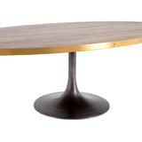 Evans Oval Dining Table - Modern Furniture - Dining Table - High Fashion Home