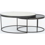 Evelyn Round Nesting Coffee Table - Modern Furniture - Coffee Tables - High Fashion Home