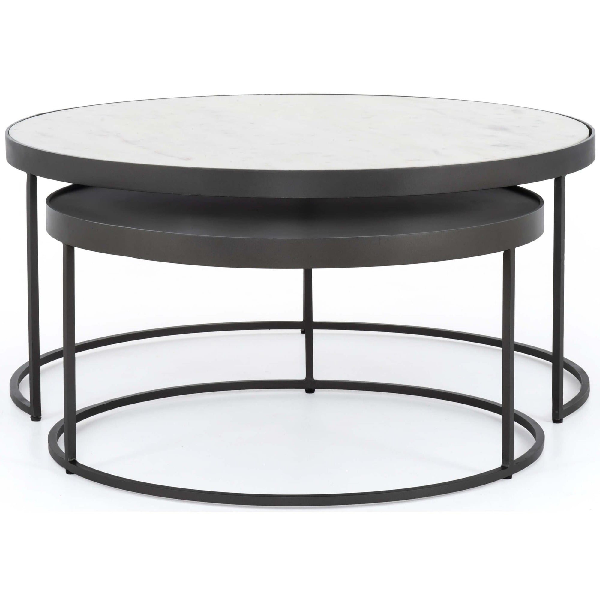 Evelyn Round Nesting Coffee Table by Four Hands – High Fashion Home