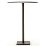 Fannin Bar Table, Aged Brass - Modern Furniture - Dining Table - High Fashion Home