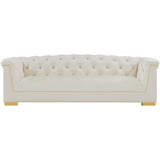 Farah Sofa, Cream - Furniture - Sofas - High Fashion Home