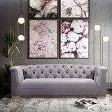 Farah Sofa, Grey - Furniture - Sofas - High Fashion Home