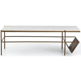 Felicity Coffee Table, Matte Brass - Modern Furniture - Coffee Tables - High Fashion Home